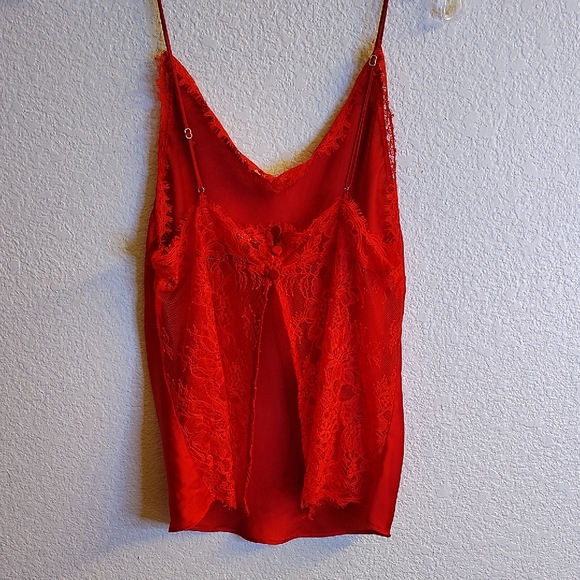 Victoria's Secret 2 Piece Red Lace Sleepwear Set B3 P - Picture 9 of 15